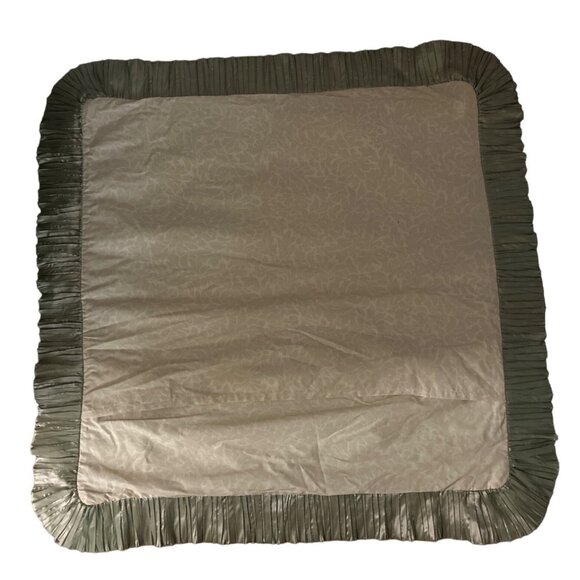 Croscill Home Green Decorative Throw Pillow Shams With Pleated Ruffle Ed… - Picture 4 of 11